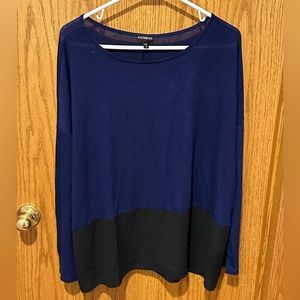 Express blue top